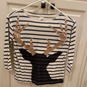 Crew cuts quarter length sleeve shirt- girls 12